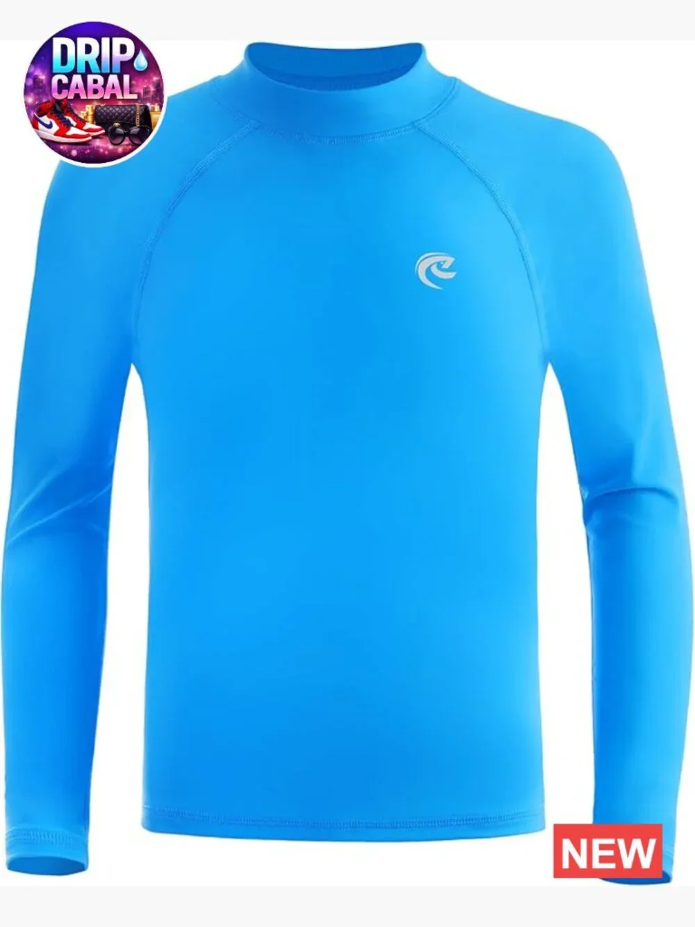 Boys Long Sleeve Rash Guard UPF 50+ Swim Shirt Sun Protection Beach Surf